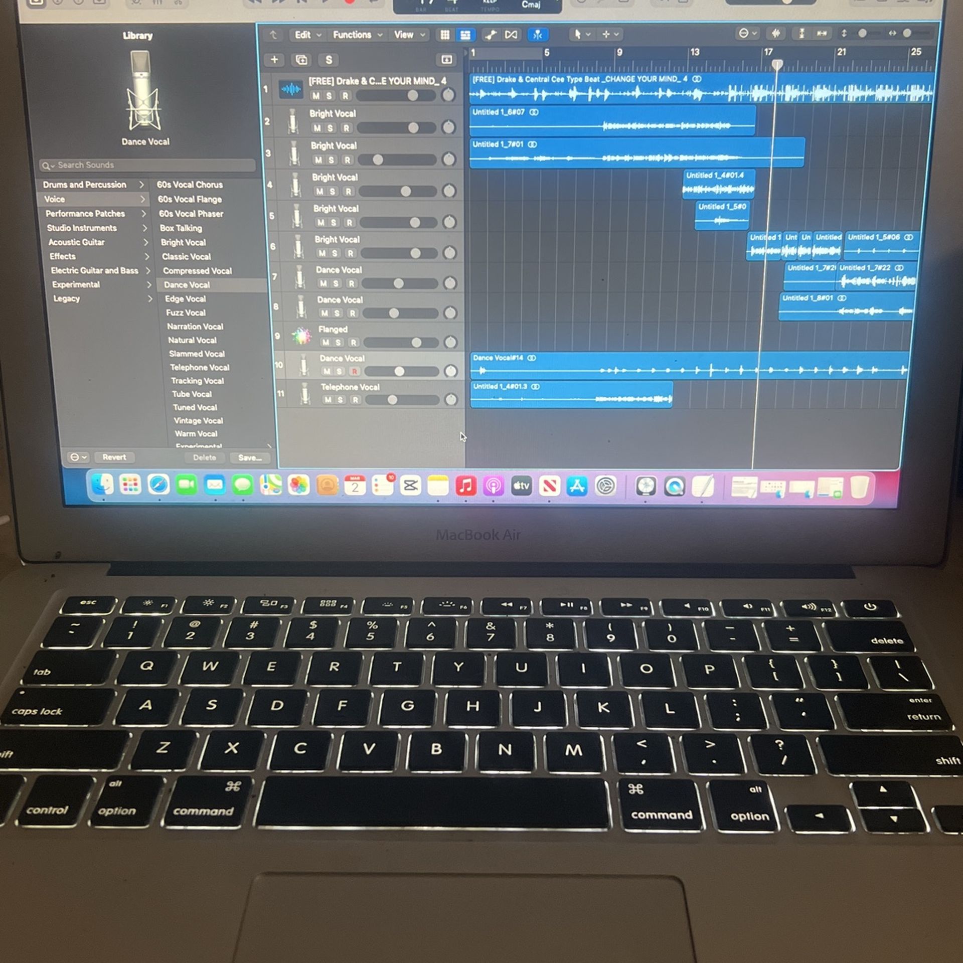 Apple Labtop With Logics Pro