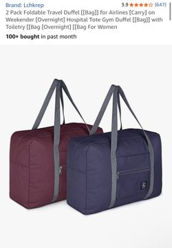 2 Pack Foldable Travel