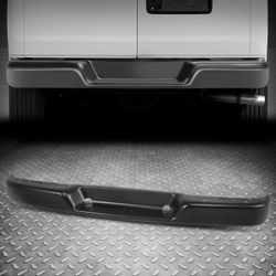 New  1996-2023 Chevy GMC Express Savana 1500 2500 3500 Black Steel Rear Step Bumper Assembly 
