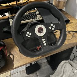 Cobra TT Universal Steering Wheel and Peddals