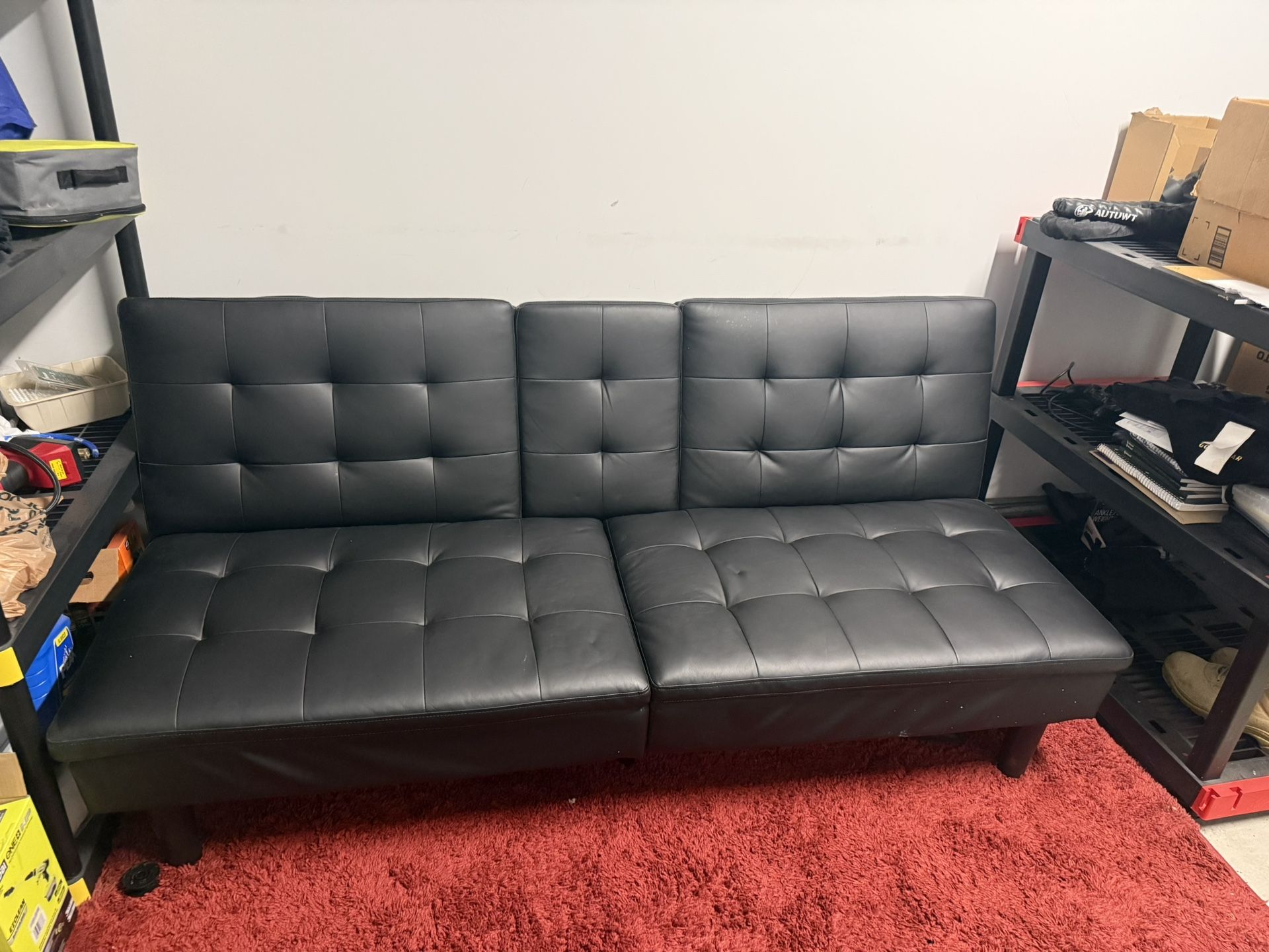Black Small Couch 