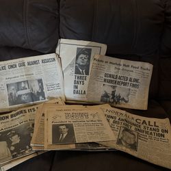 Newspaper From JFK  Death