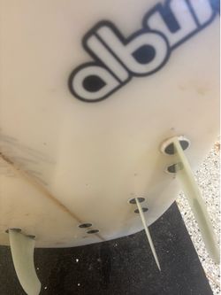 Old album surfboard