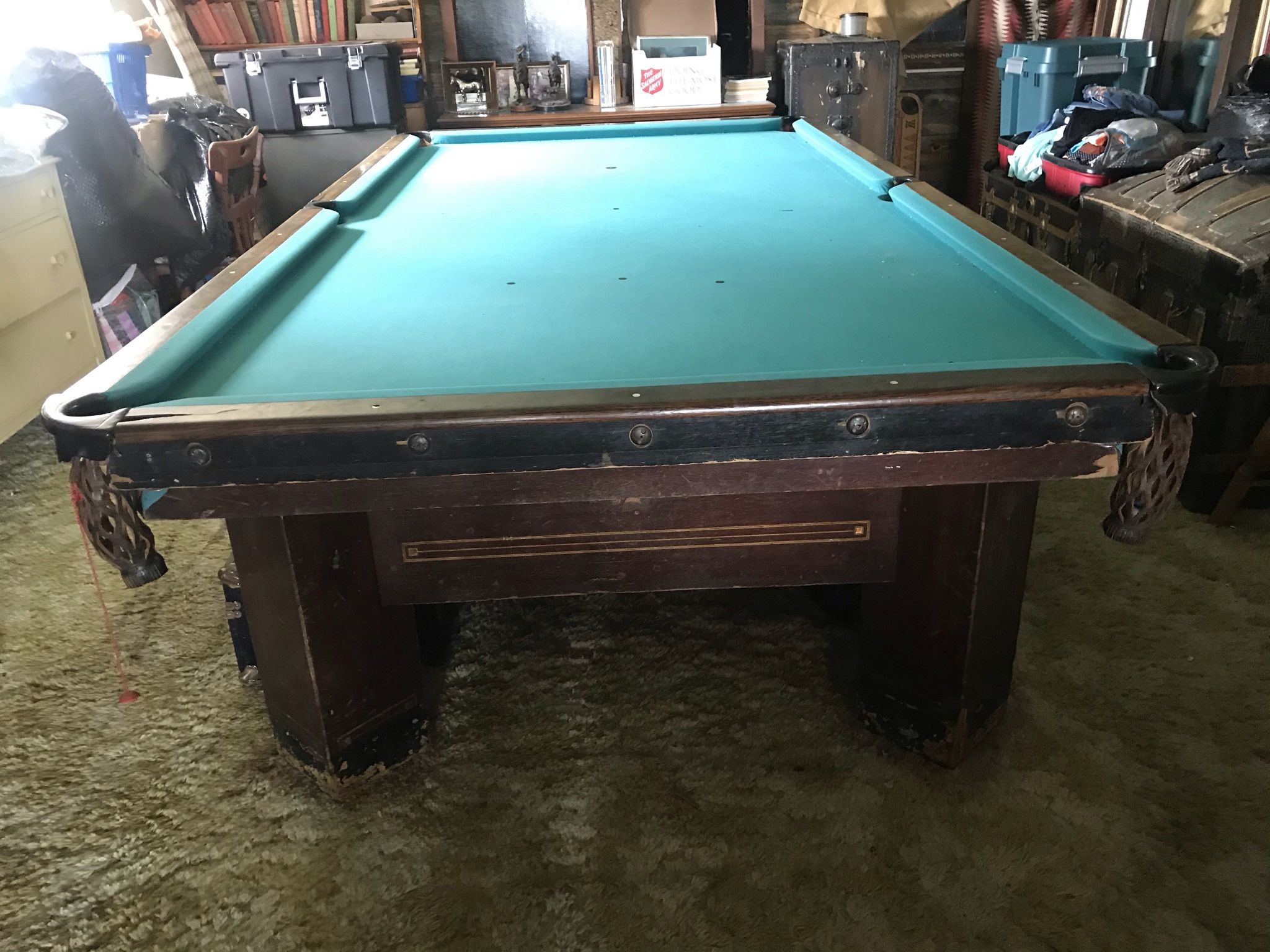 Vintage Snooker Table-1912