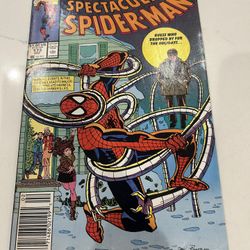 The Spectacular Spider-Man #173 Doc Ock Newsstand FN-MarvelComics (1991) Mark Jewelers   Small piece missing from back cover 