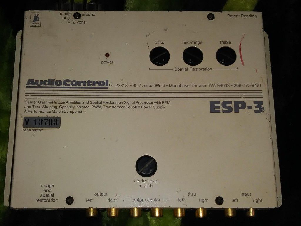 Old school Audio control esp 3 and a eqt control boards very nice for