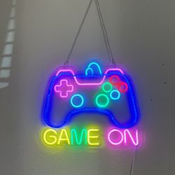 Neon “Game On” Sign Excellent Condition 