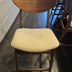 Wood Barstool Counter Height Chairs