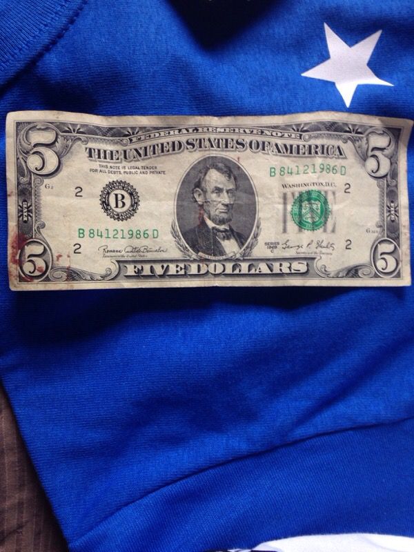$5 Bill Series 1969 C