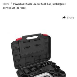 Ball joint Press Disc Brake Kit Serpentine Belt Kit