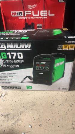 Titanium mig 170 $400