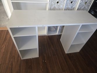 White desk