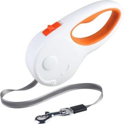 Flexible Dog Traction Rope Automatic Retractable Traction Rope Illuminated Traction Rope Medium and Large Dog Traction Rope  (Orange)