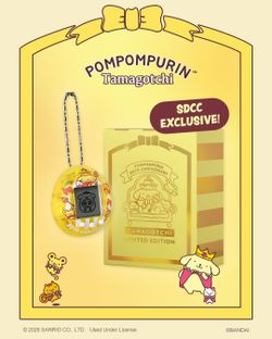 Pompompurin Tamagotchi SDCC 2026 Exclusive
