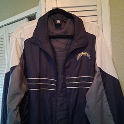 San Diego Chargers Reebok SI Full Zip Windbreaker XL Rare jacket