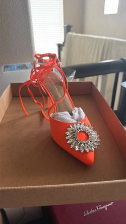 Karen Miller Orange Heels