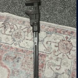 Vintage Bemis & Call Pipe Wrench- Springfield Mass USA 37’