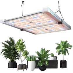 LED Grow Lights for Indoor Plants Full Spectrum with Samsung Diodes, Dimmable Daisy Chain, Waterproof IP65, 2.7 umol/J, 5 Output Mode, Plant Light for