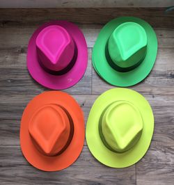 Neon party hats