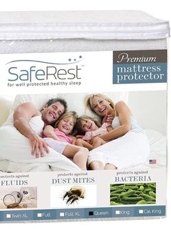 Queen Size Mattress Protector  - Machine Washable Mattress Cover for Bed