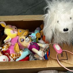 Whole Box Of Stuffed Toys