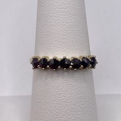 925 Garnet Ring 