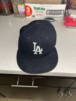 Navy blue dodgers cap