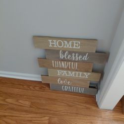 Wooden Sign For Inside Home