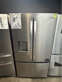 Whirlpool French door refrigerator 30cu feet and
