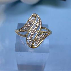 10k Filigree Ring 