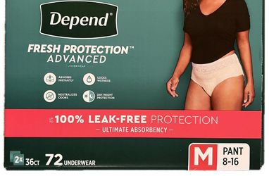 Depend protection plus underwear ultimate absorbency Depend Protection Plus+ Underwear Ultimate Absorbency