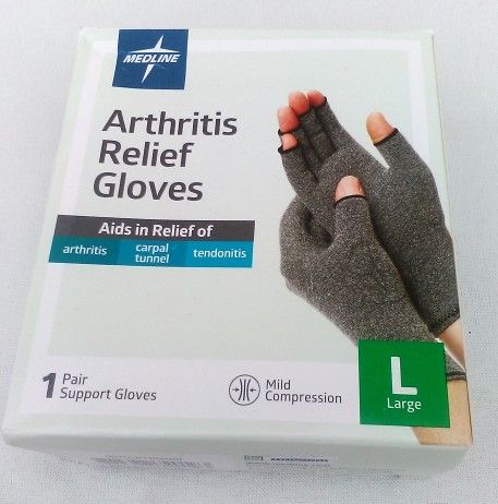 New Arthritis Gloves Provide Mild Compression, Help Relieve Pain & Stiffness, Enhance Blood Flow for Those with Arthritis, Carpal Tunnel or Tendonitis