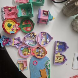 Lot De Polly Pocket Vintage 