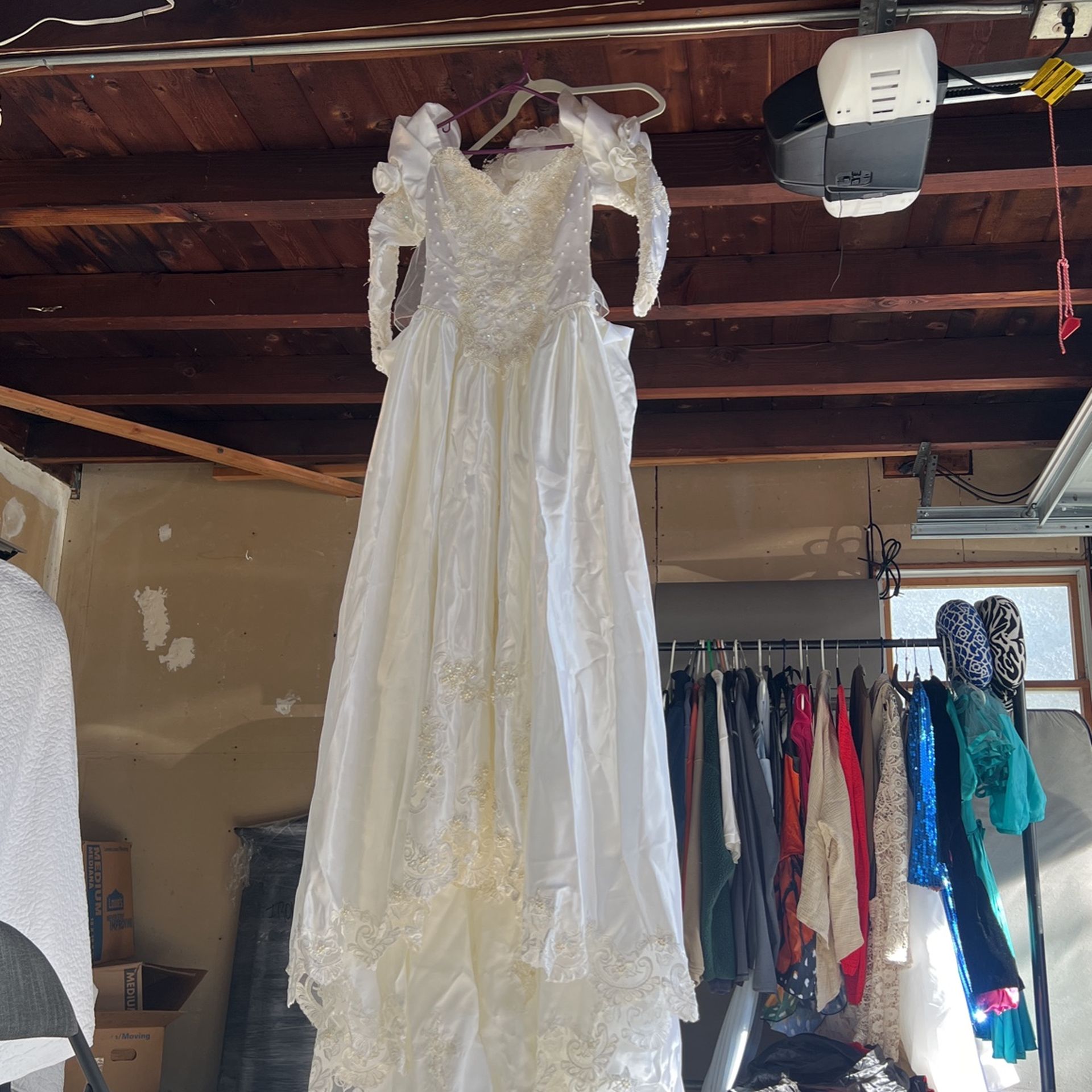 Wedding Dress And Veil