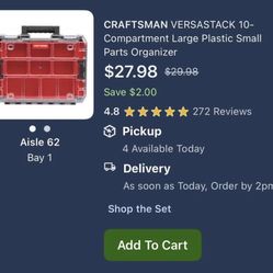 Craftsman Versastack Large Organizer