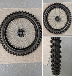 JUNX 19” Dirt Bike Front Wheel & Tire – 70/100-19 – Like New
