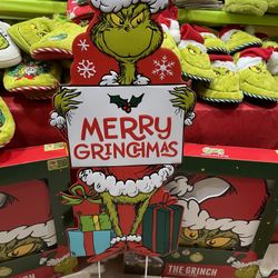 Grinch Christmas Metal Yard Signs 
