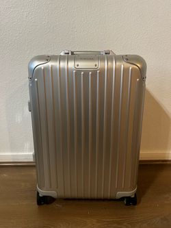RIMOWA Silver Aluminum Carry-On Cabin S