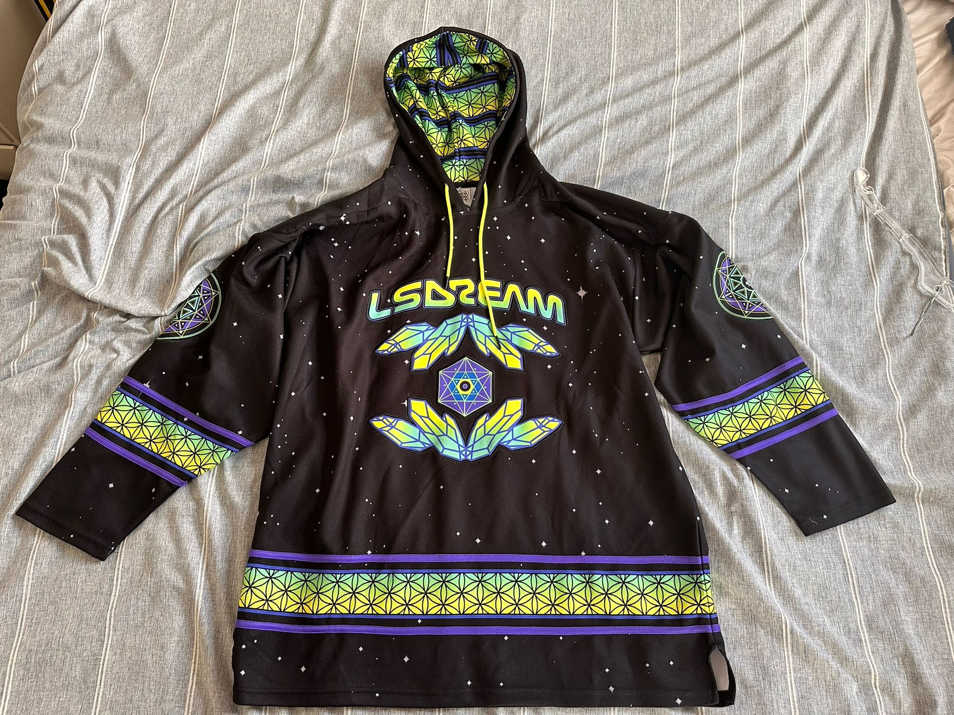 LSDREAM Starchild Hooded Hockey Jersey Limited Edition