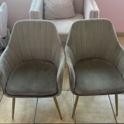 2 Grey Chairs