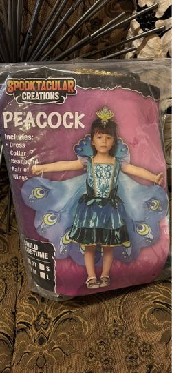 Peacock costume for girl