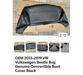 OEM VOLKSWAGEN CONVERTIBLE BOOT