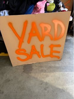 Yard sale!!! All things must go super cheap prices!!!