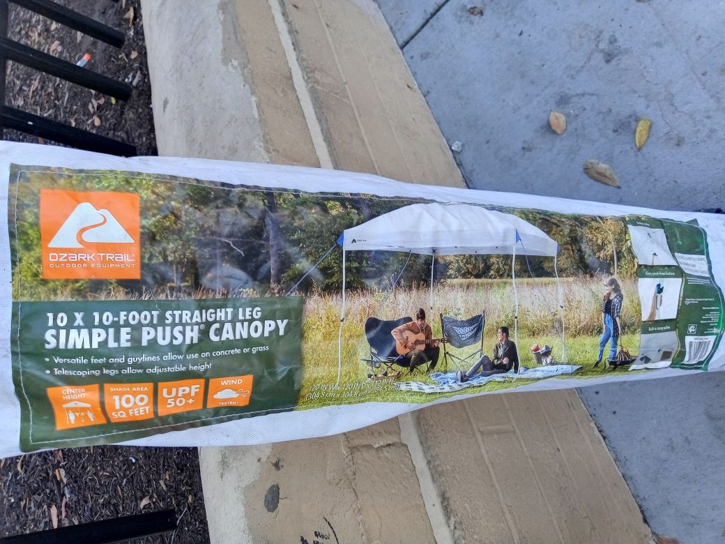 Ozark Trail- Simple Push Canopy