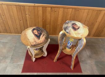 Beautiful Hand Painted Prayer Tables
