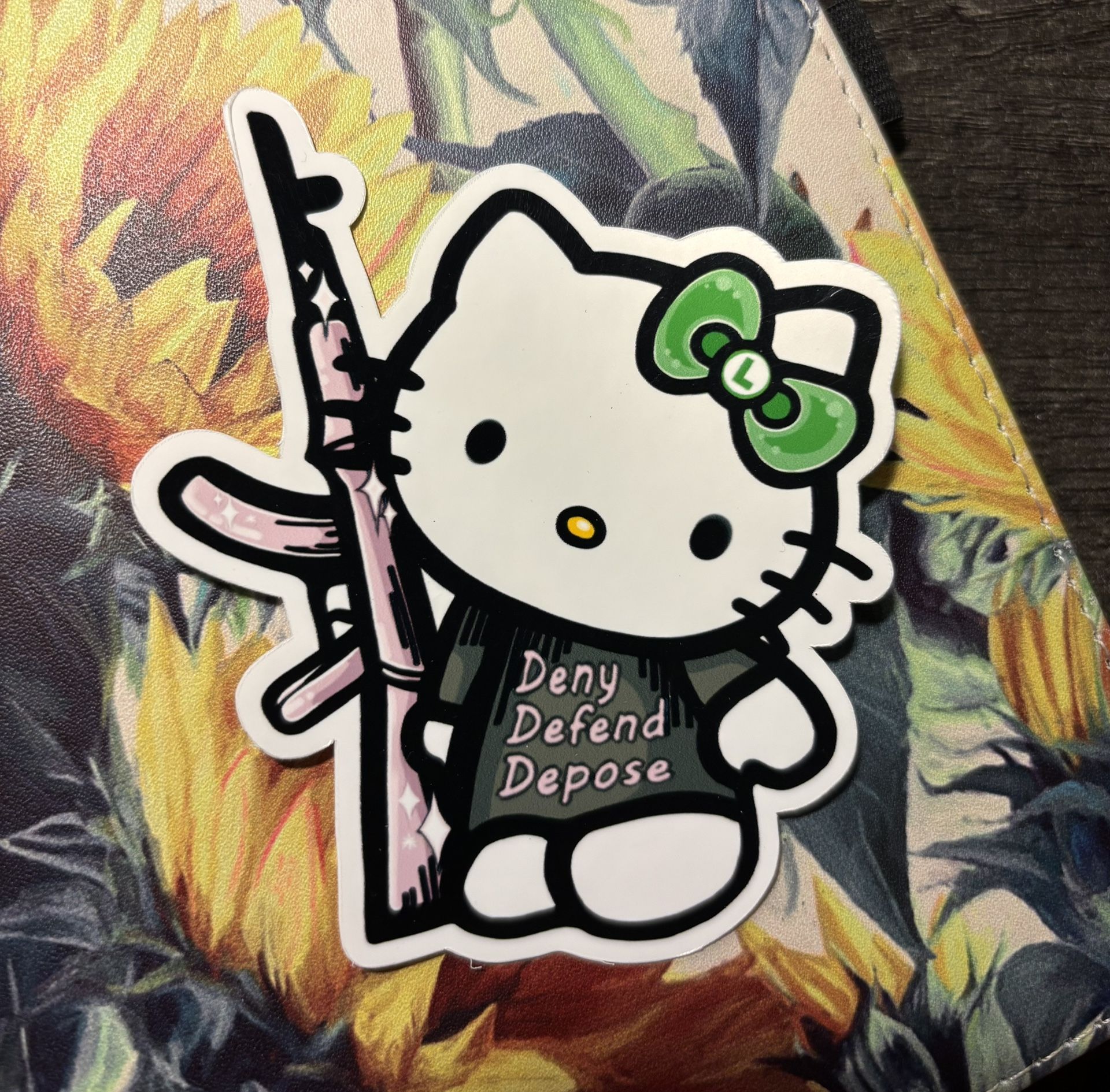 Luigi Hello Kitty Sticker