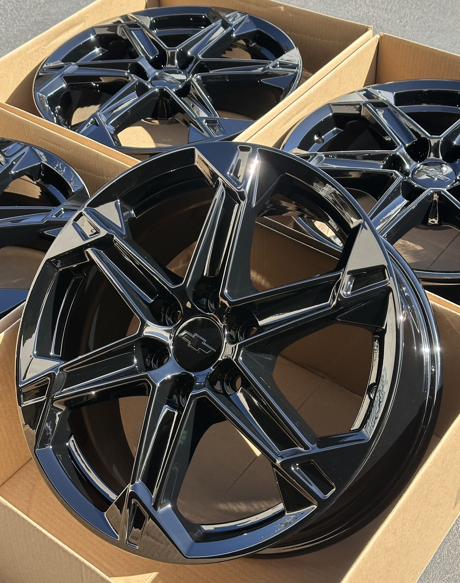 18 18” Chevy Blazer factory wheels rims gloss black new Traverse