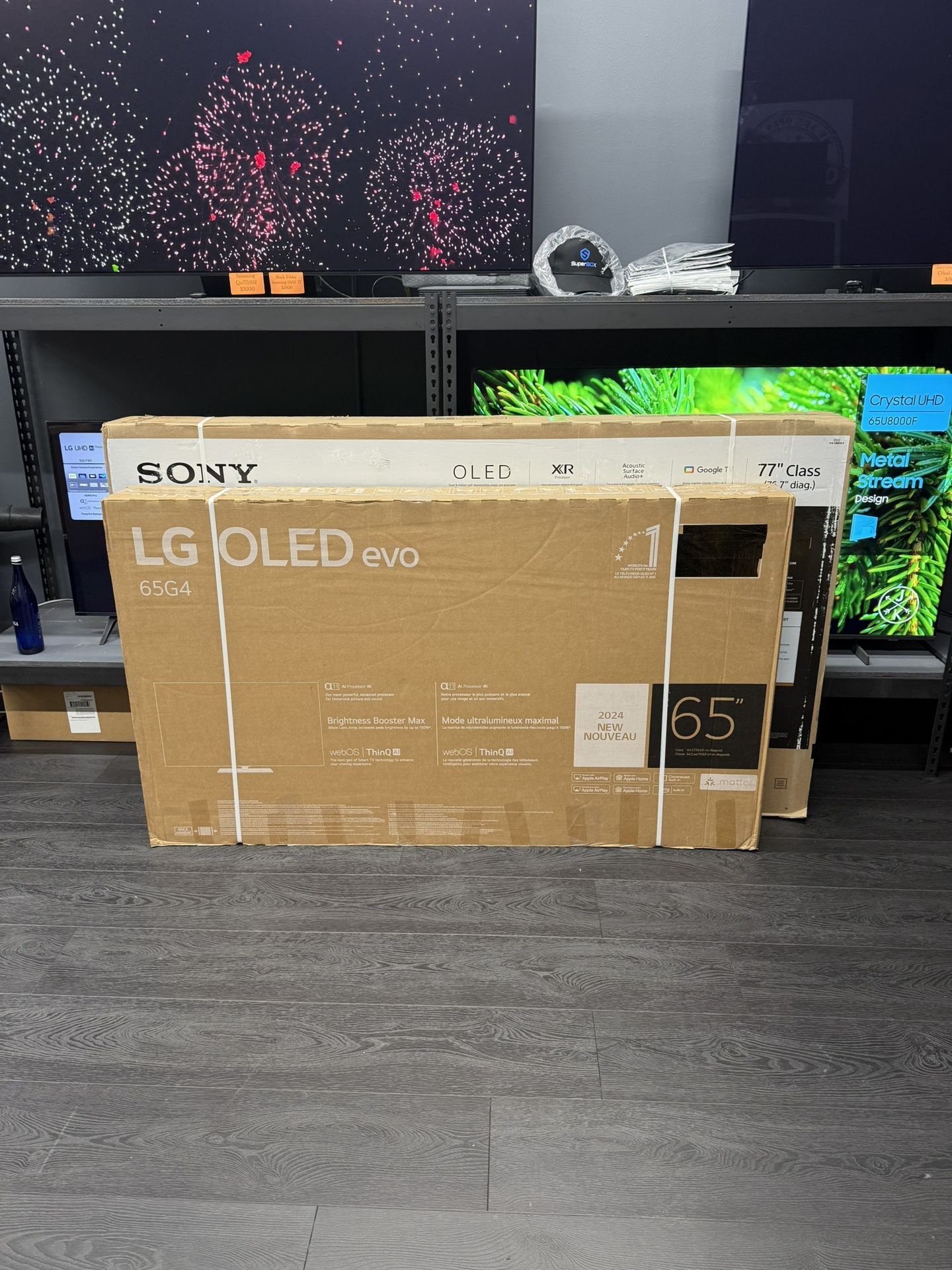 65 INCH LG OLED G4 SMART 4k TVS AI THIN Q TV SALE 