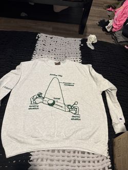 This is a Boot Boyz Biz Victor Papanek V3 "Tunnel Model" graphic sweatshirt.