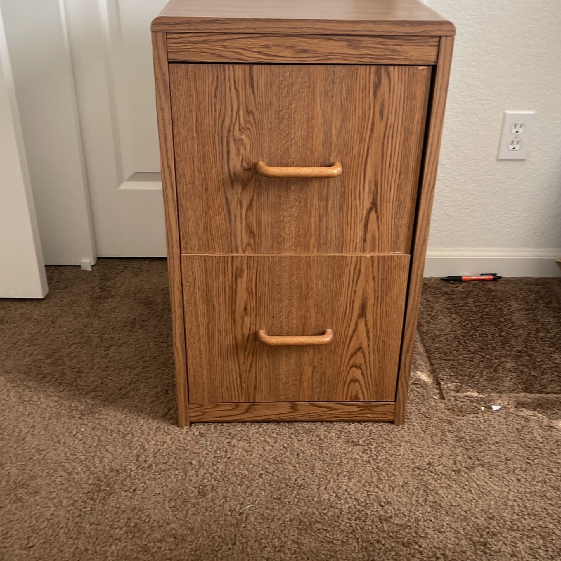 Wood File Cabinet